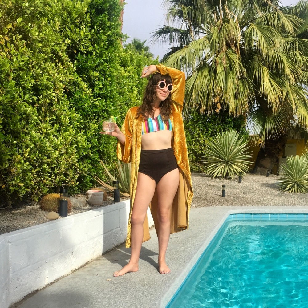 Crushed Velvet Robe Nasty Gal